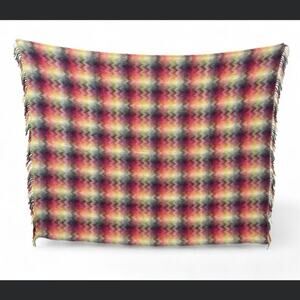Missoni Vibrant Multicolor Zigzag Wool Blend Throw Blanket – Made in Italy